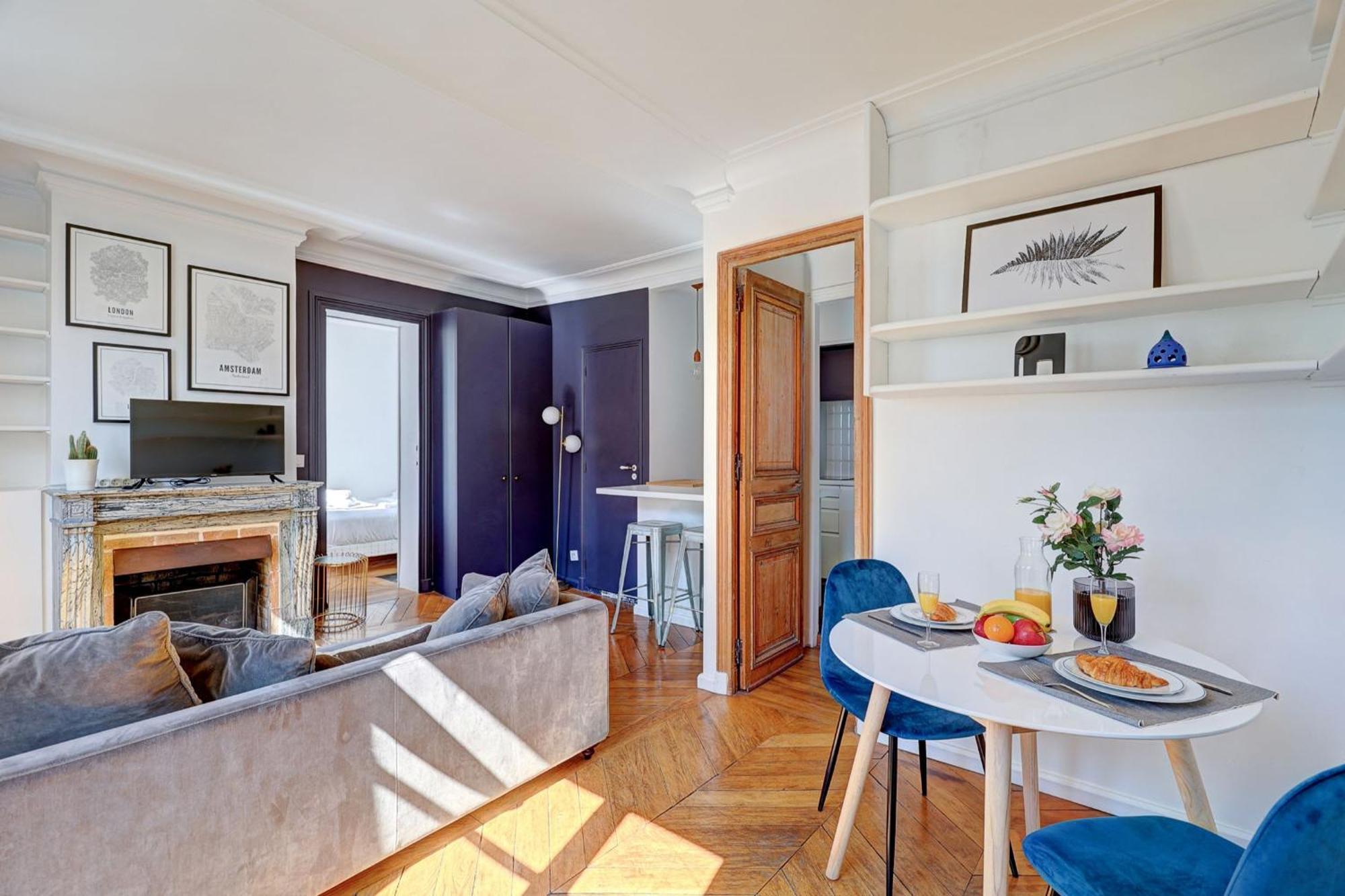 Marais - 1Br Leilighet Paris Eksteriør bilde