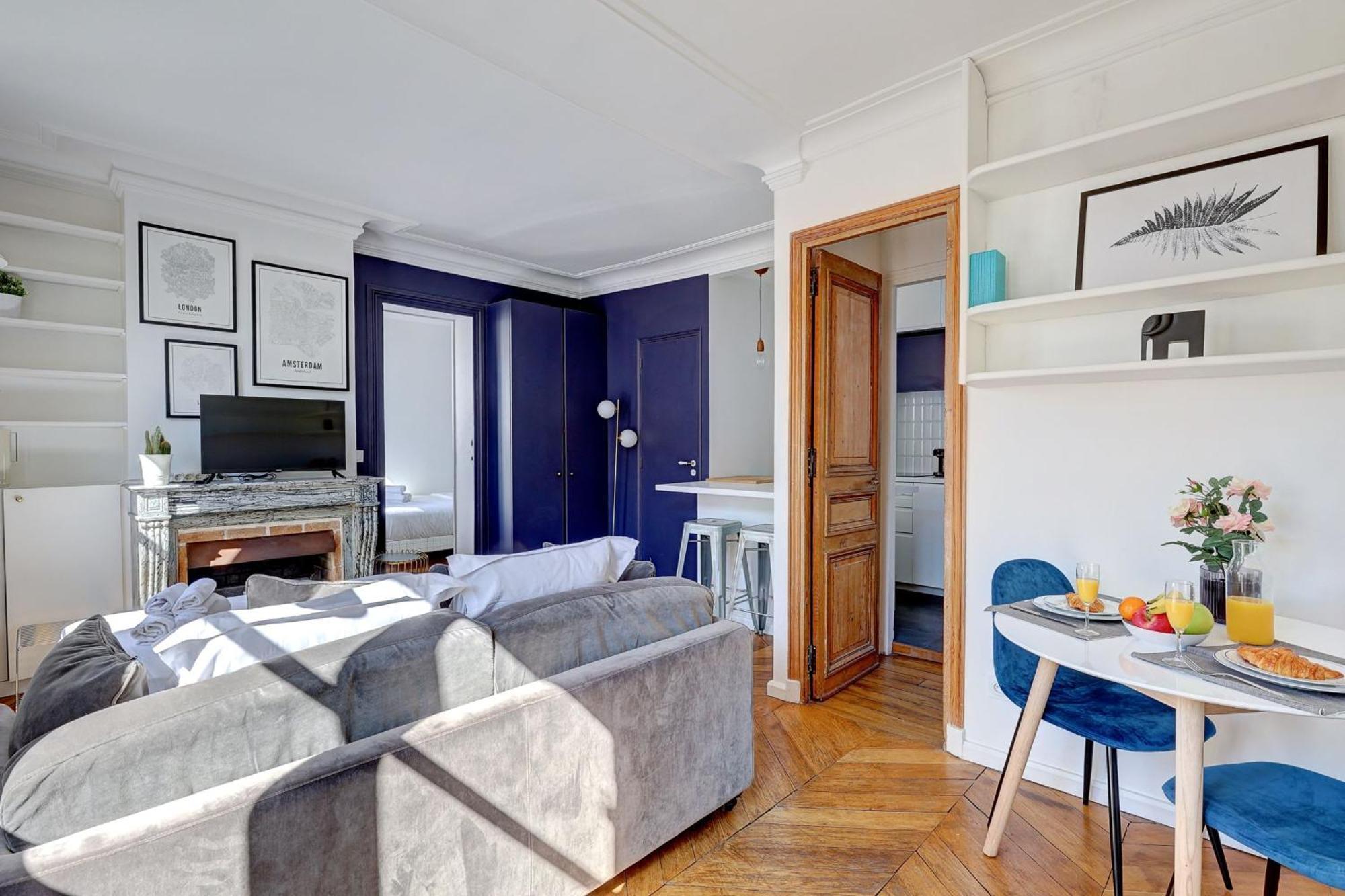 Marais - 1Br Leilighet Paris Eksteriør bilde